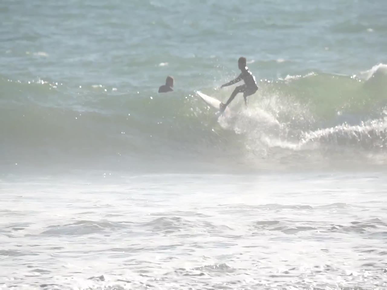 Micco Jacobsen surfing