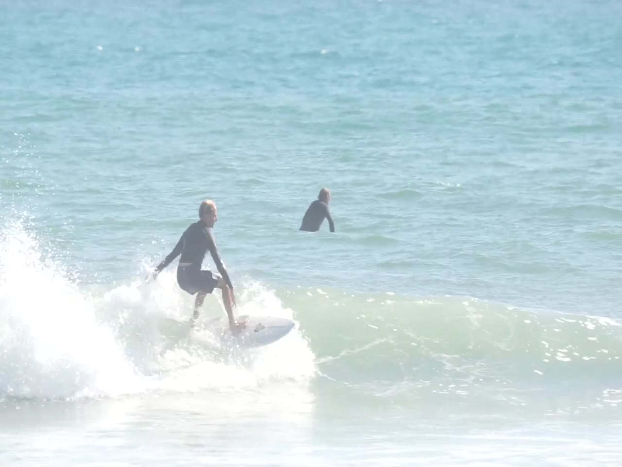Jay Reyner surfing