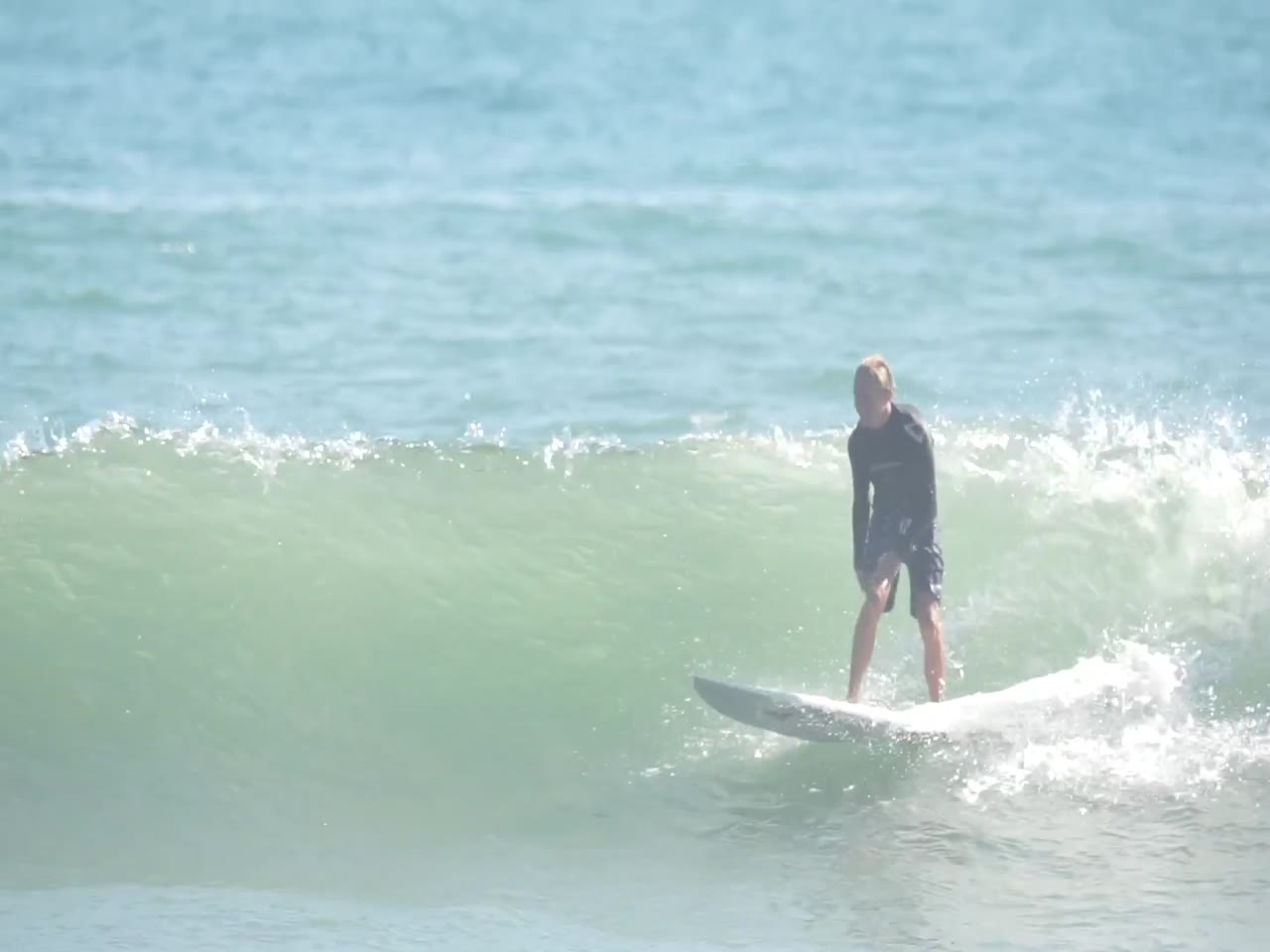 Jay Reyner surfing