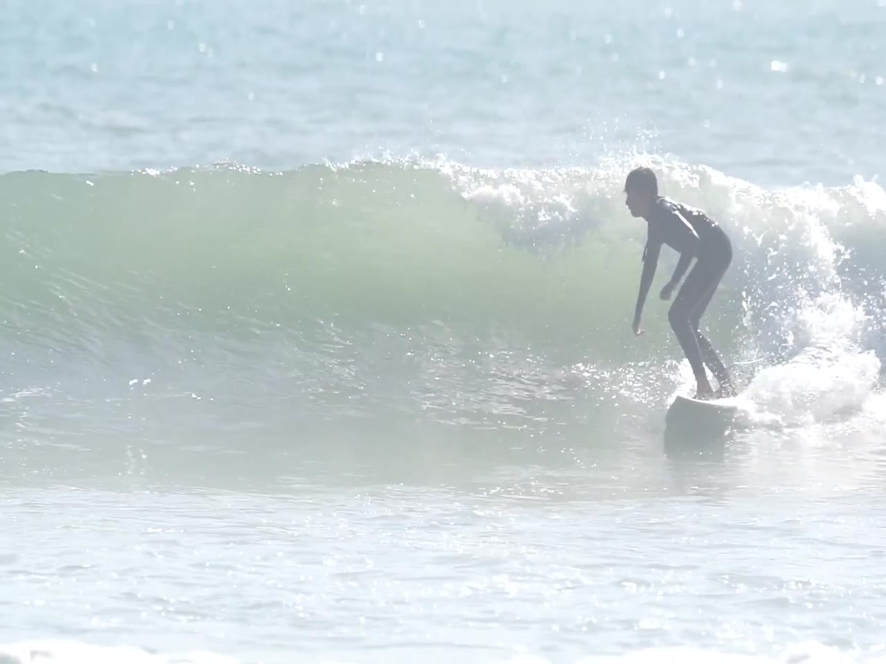 Micco Jacobsen surfing