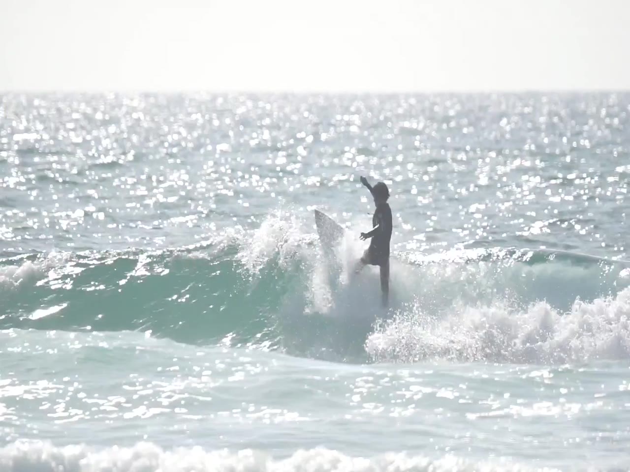 Micco surfing