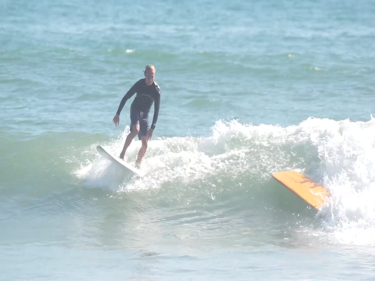 Jay Reyner surfing