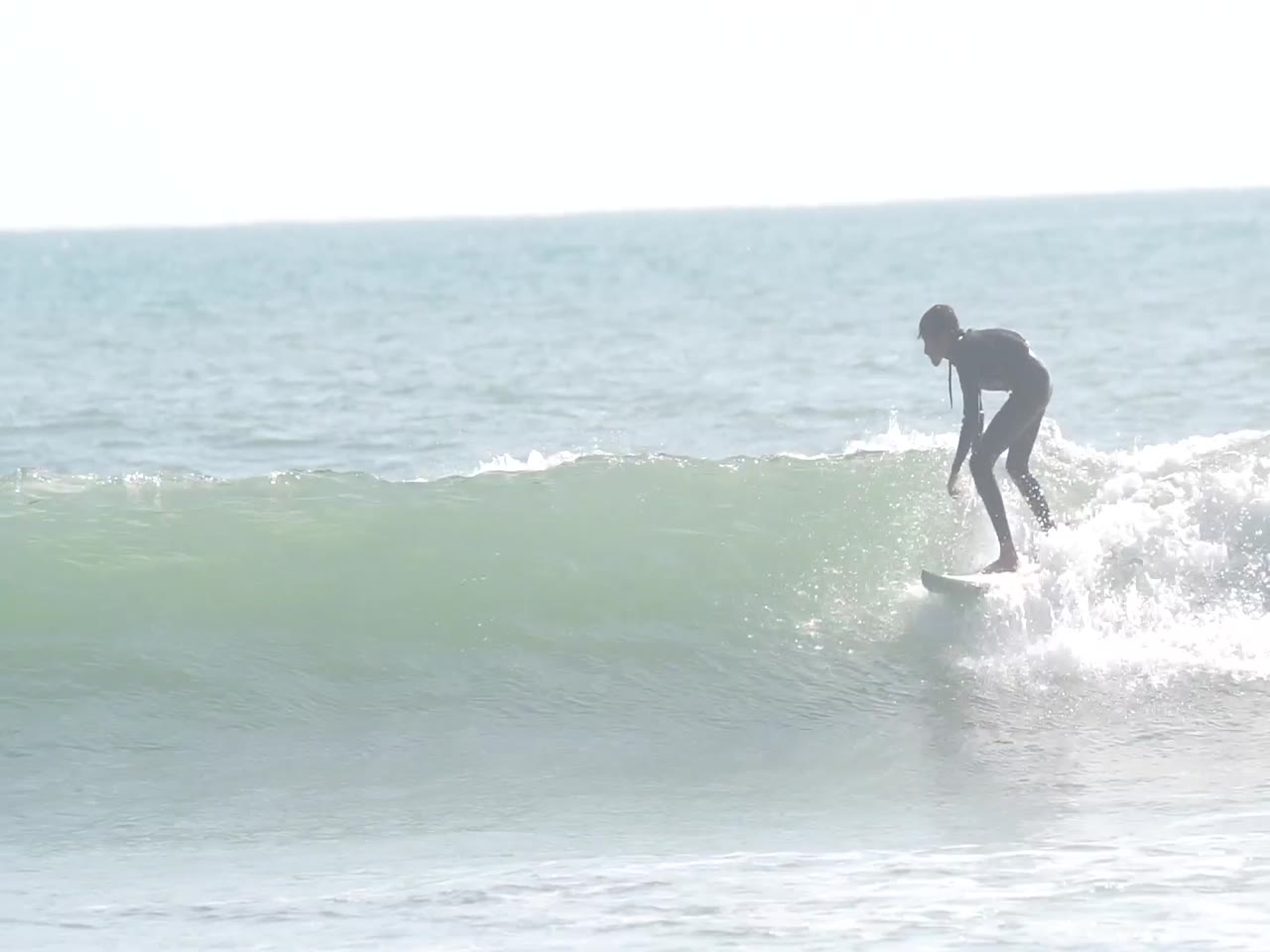 Micco Jacobsen surfing