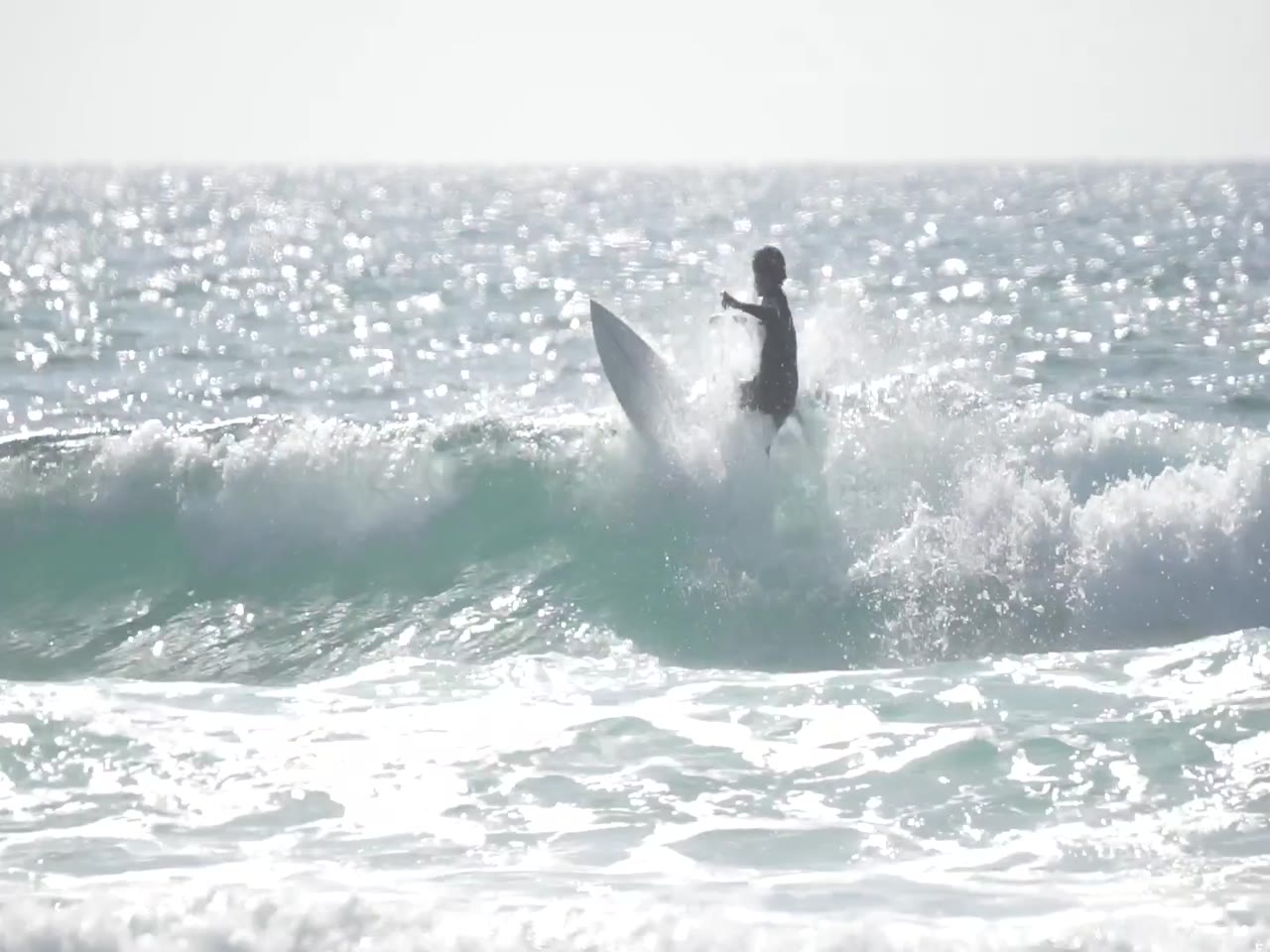 Micco surfing