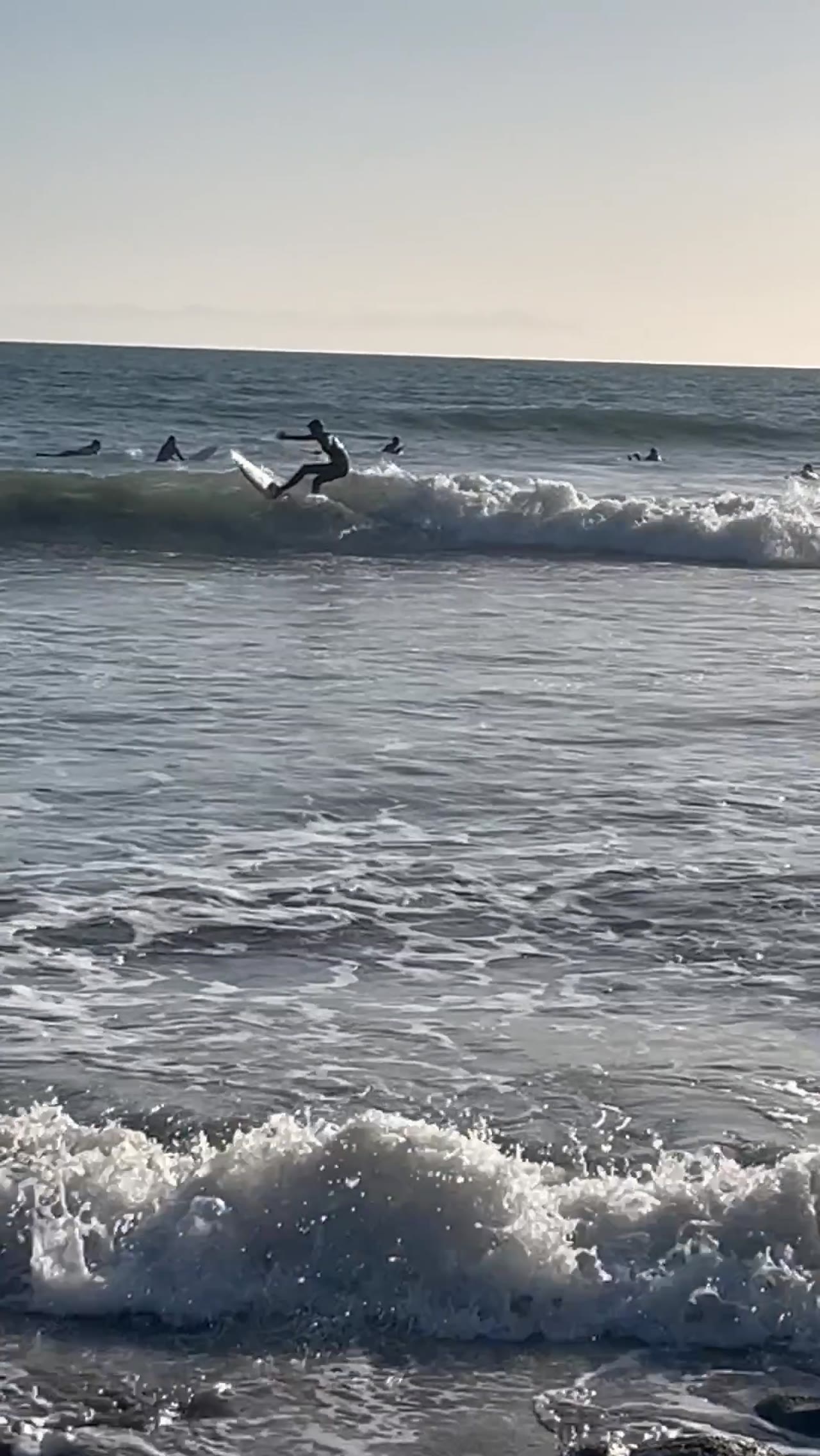 Boaz surfing