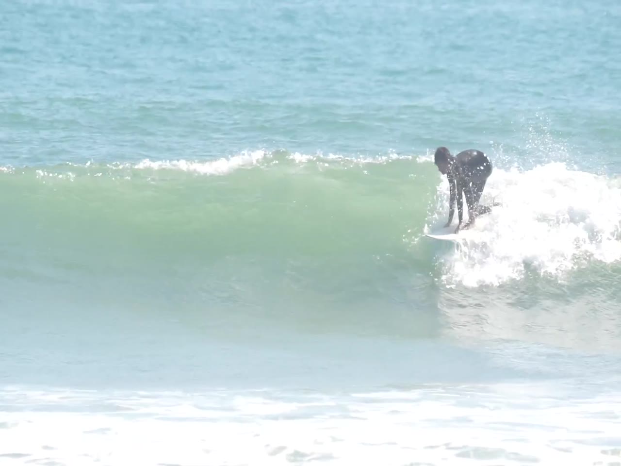 Micco surfing