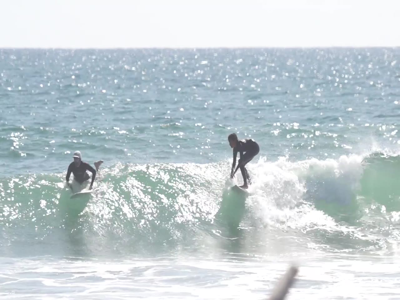 Micco surfing